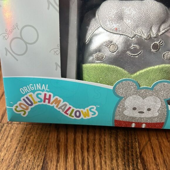 Disney 100 Squishmallows 5" Plush 5-pack Set Mickey Minnie Stitch Pooh Tink New - Picture 2 of 4